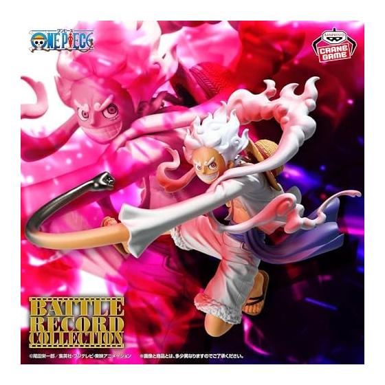 Коллекция записей сражений One Piece - МОНКИ Д. ЛУФФИ ГИР 5 СПЕЦИАЛЬНАЯ версия - Фигурка Луффи Гир 5