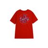 Jordan Sport T Shirts Men's Red Crew Neck Moderate Straight Fit DA9915-687
