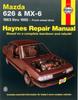 Книга Mazda 626 And MX-6 (FWD) (83 - 92)