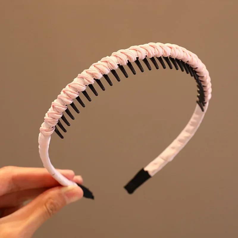 Заколка для волос для девочек, модная тканевая повязка на голову, простая детская повязка на голову для девочек, симпатичные акриловые аксессуары для волос