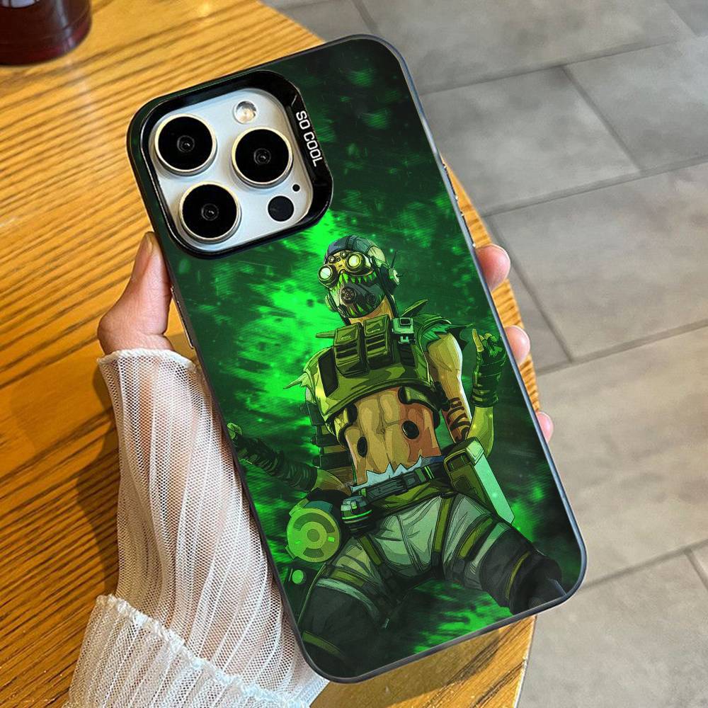 Game A-Apex L-Legends Ptinted Phone Case For iPhone 16 17 15 14 12 13 Pro Max Black Color Shockproof Cover