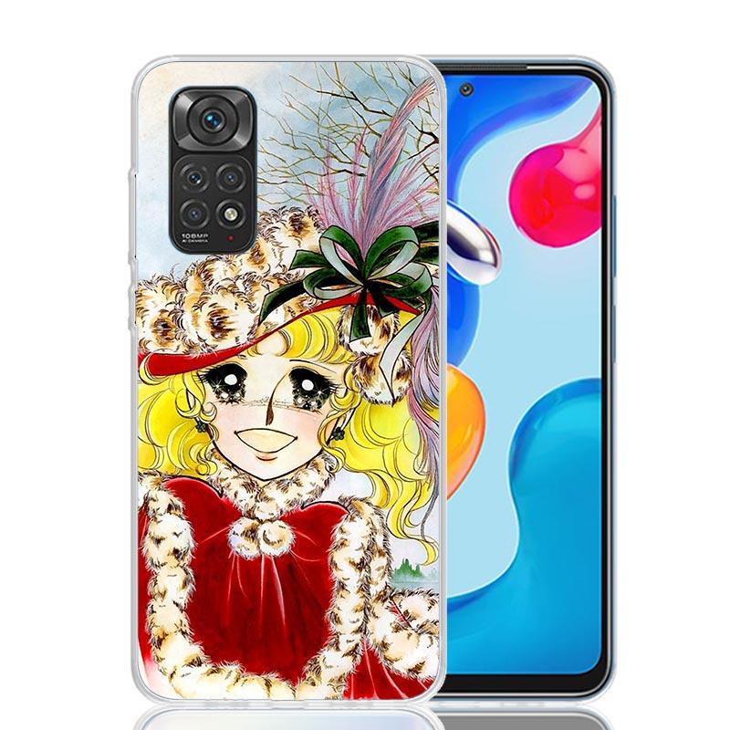 Аниме Конфетный Чехол Для Телефона Для Xiaomi Redmi Note 15 14 13 12S 12 Pro Plus 11S 11E 11 11T 10S 10 Арт Мягкий Чехол С Узором Redmi Note 14