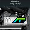 RGB M.2 2280 SSD Heatsink M2 Radiator 5V 3 Pin ARGB Solid State Drive Cooler Built-in Fan Hard Drive Heatsink for Desktop PC PS5