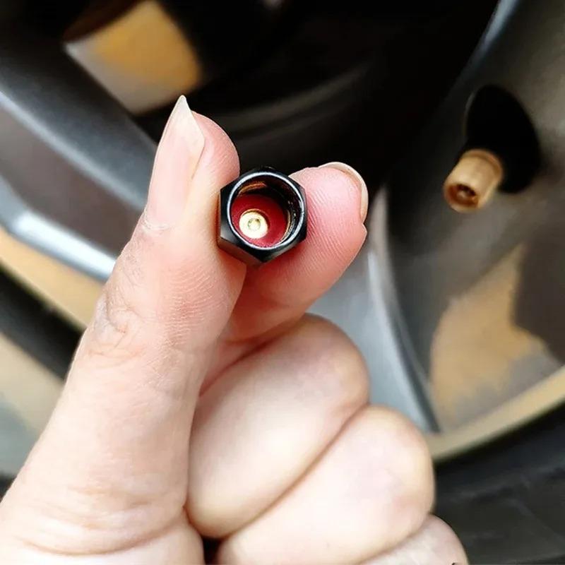VW New 4 pcs Metal Car Wheel Valve Caps Stem Covers for VW Volkswagen Golf Polo Passat Tiguan Touran Jetta Accessories