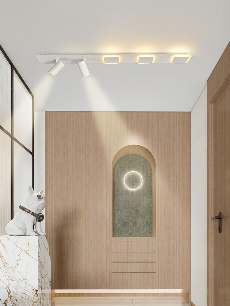 Трековые прожекторы минималистичные длинные полосы потолочные светильники коридоры балконы фойе коридоры гардеробные внутренние осветительные приборы