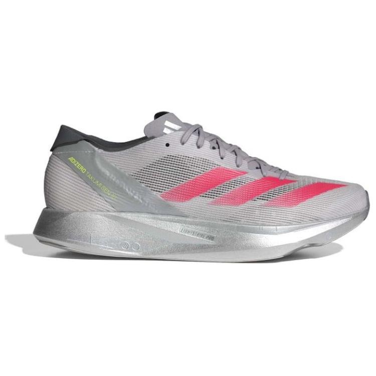 Adidas Adizero Takumi Sen 10 Comfortable Versatile Durable Supportive Low-Top Running Shoes Men Running Shoes Gray Red IG1979