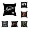 Alphabet Halloween Theme Pillow Cover Sofa Cushion  Holiday Gift Party Decoration Home Decor