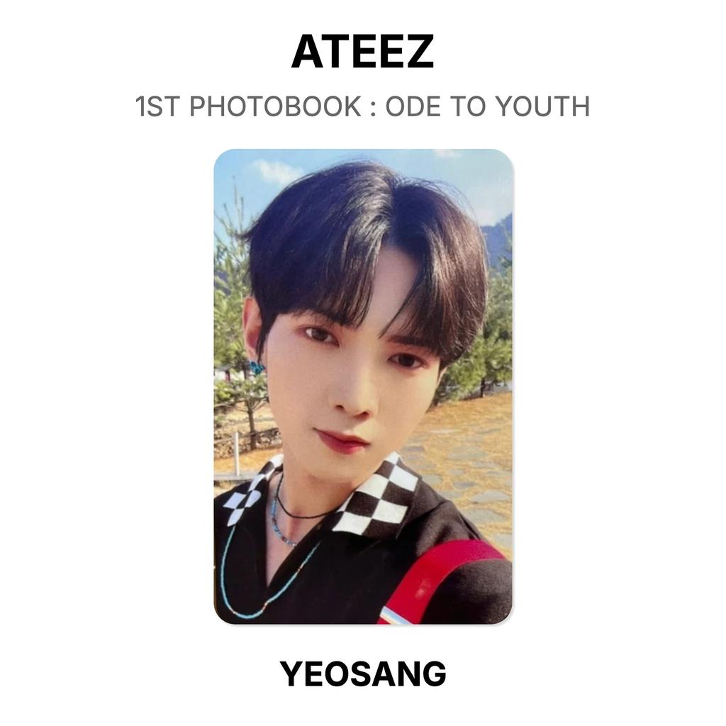 ATEEZ ПЕРВАЯ ФОТОКНИГА : ОДА ЮНОСТИ Официальная фотокарточка