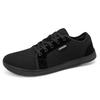 Men's Shoes and Sports Shoes Wide Toe Barefoot Casual Plus Size Wide Last Fashionable Canvas Black Flat Bottomed Board Shoes