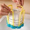 Kitchen Storage Organizer Pot Lid Rack Adjustable Dish Drying Rack Bowl Holder Drainer Plastic Plate Cups Stand Display Holder