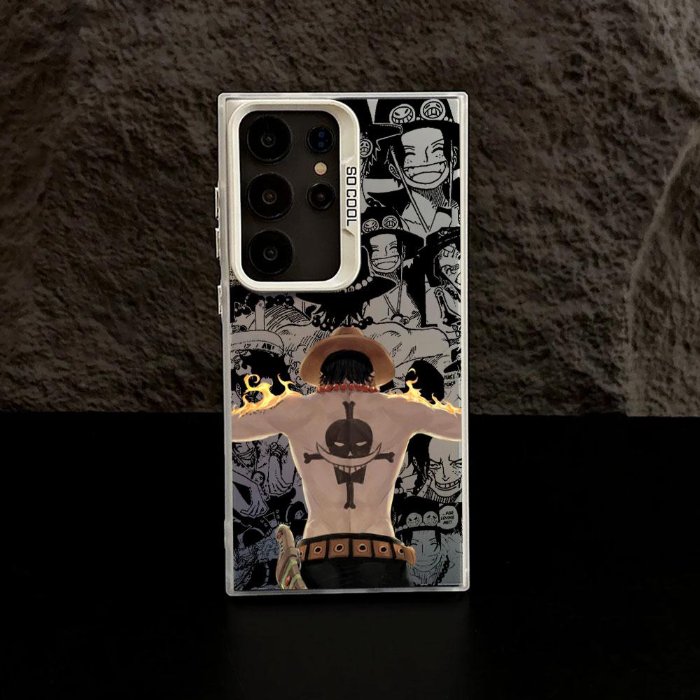 Горячий аниме чехол Portgas D Ace для Samsung S26 S25 S24 Ultra Чехлы для Galaxy S23 S22 S21 FE S20 Ultra Plus Ударопрочный чехол для телефона