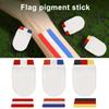 Флаг Краска для Лица США Франция Флаг Краска Для Лица Палка Софтбол Бейсбол Краска Для Лица Спортивные Вечеринки Мероприятия Вещи Для Спортсменов Мужчины Женщины Дети 3g
