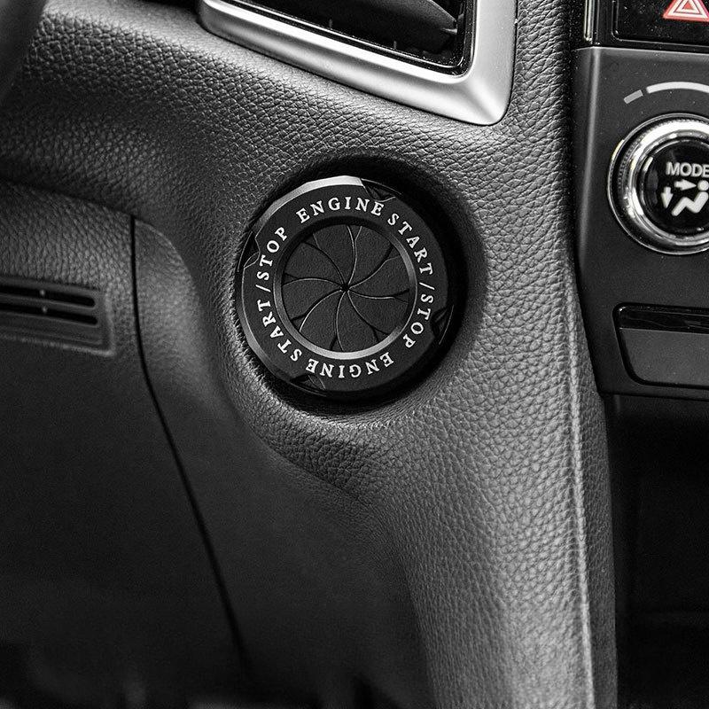 Для Модификации Автомобиля Кнопочный Выключатель Зажигания Вращающаяся Защитная Крышка Декорация Кольца Стартера Мотоцикла