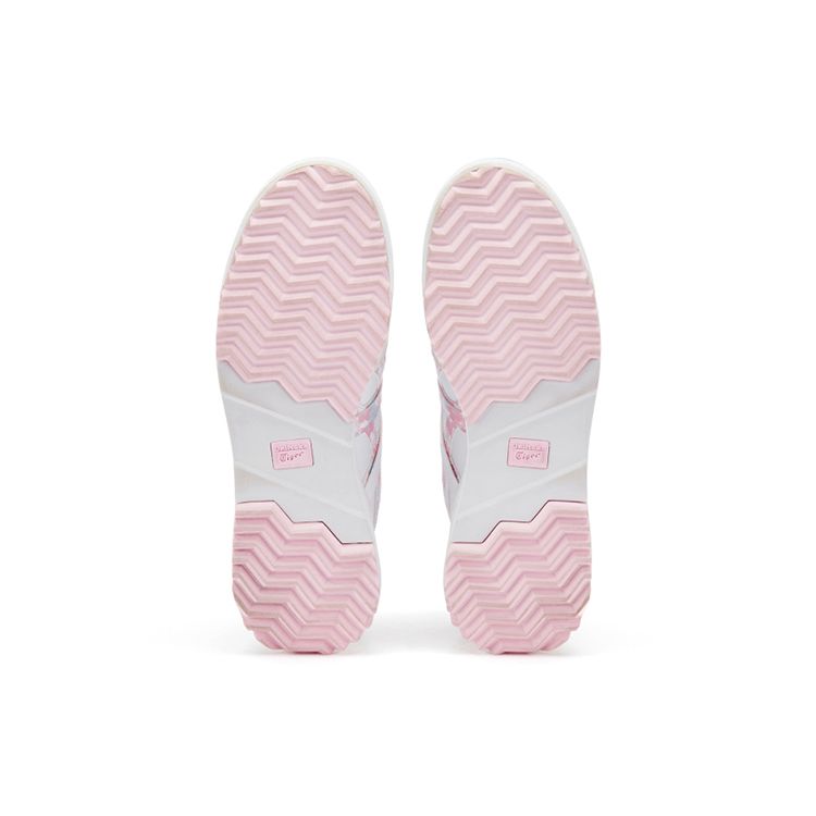 ONITSUKA TIGER Delegation Кожа Удобные Повседневные Амортизирующие Прочные Низкие Повседневные Кроссовки Унисекс Белый Цвет Сакуры 1183B953-100