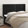 VidaXL Headboard with Ears Black 203x16x118-128 Cm Faux Leather3119548