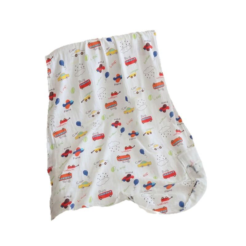 Bamboo Cotton Muslin Swaddle Blanket Newborns - Soft Breathable Wrap Towel Baby Bath Crib Stroller Use
