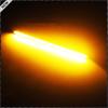 2 Pcs Waterproof Ultra Slim Switchback 30LED Amber+White Car Fog Light Bar DRL