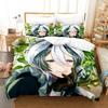 Anime Made In Abyss Bedding Set Boys Girls Twin Queen Size Duvet Cover Pillowcase Bed Boys Adult Fashion Home Textileextile