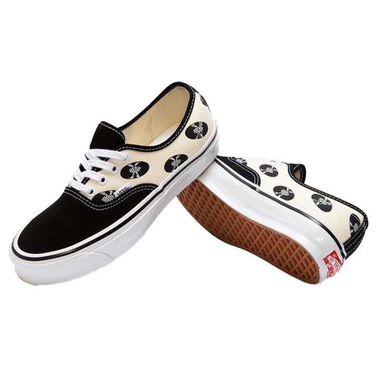 Vans Wacko Maria x Authentic LX Records — кроссовки унисекс кремового цвета, черные, белые VN0A4BV9592