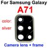 Use For Samsung Galaxy A21 A21S A31 A41 A51 A71 SM-A215U A217F A315F A415F A715F cell phone Back Camera glass holder frame parts