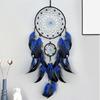Glowing In Dark Dreamcatchers Wall Hanging Ornament with Feathered Tassels Wind Chimes for Bedroom and Nursery Decors