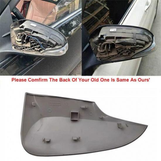 Gray Right Side Rearview Mirror Cap Cover Shell Fit For Toyota Corolla 2014-2018