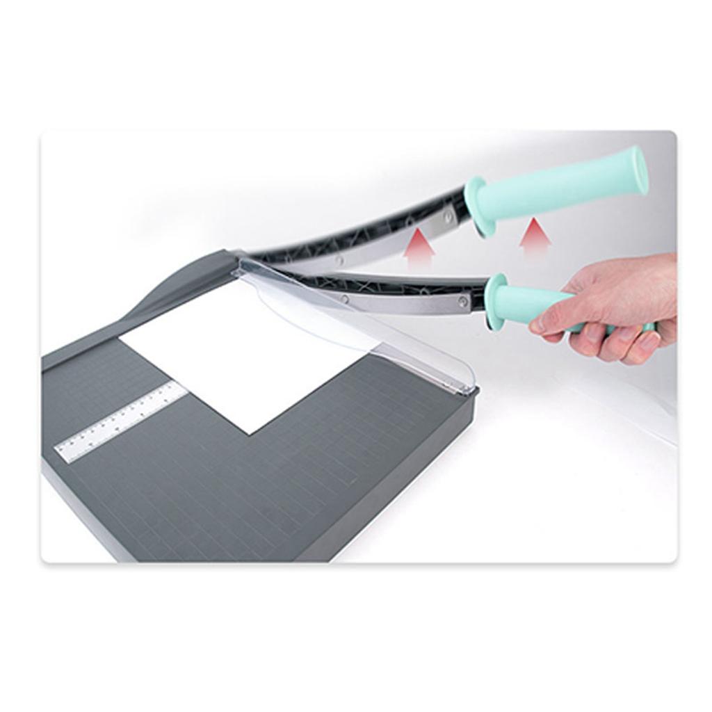 A4 Paper Cutter 12x12 Inch Precise Scale Manganese Steel Blade Multi Functional Use Manual Paper