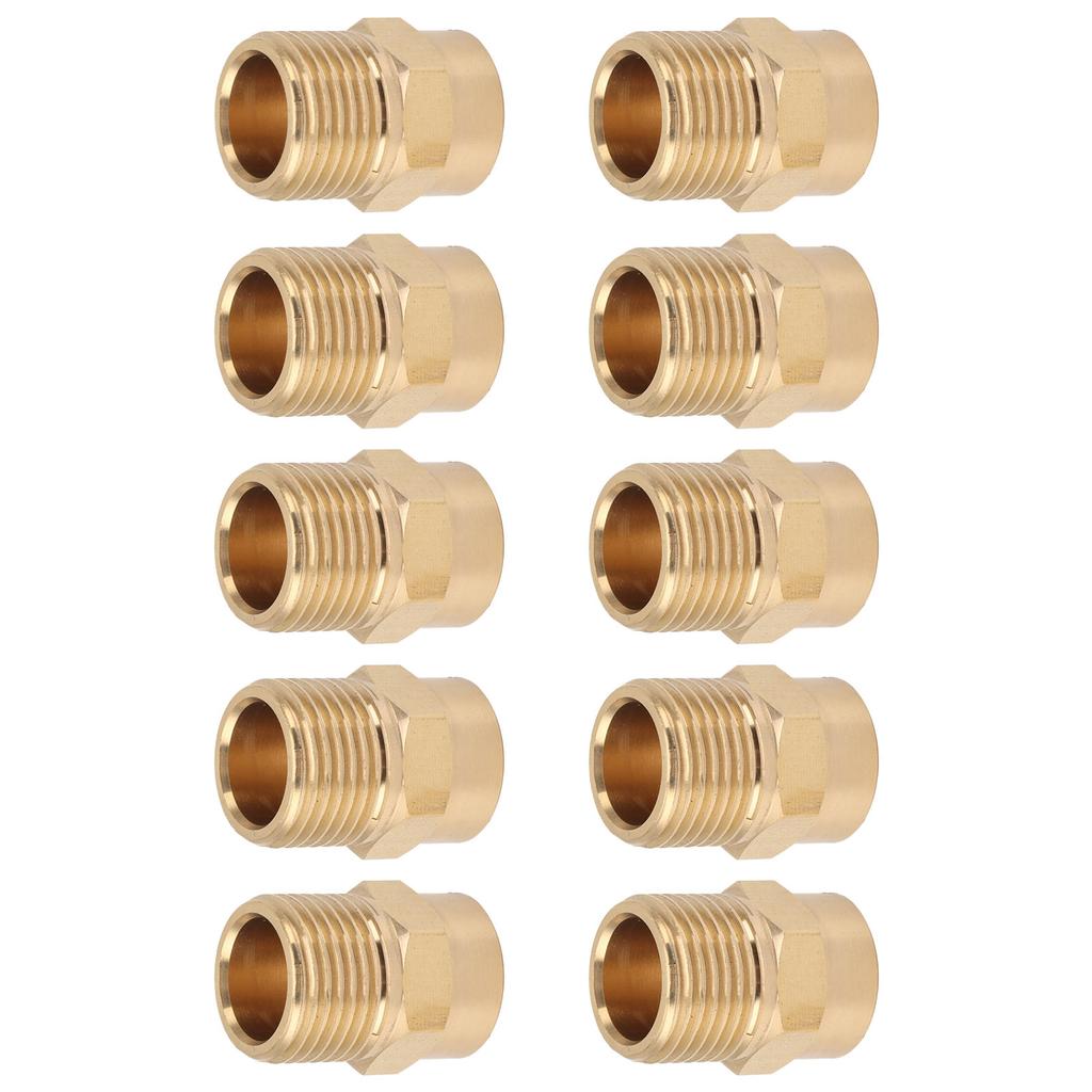 10PCS Directional Slot Nozzle Brass Cooling Misting Rustproof Heat Resistant Water Hose Nozzle for
