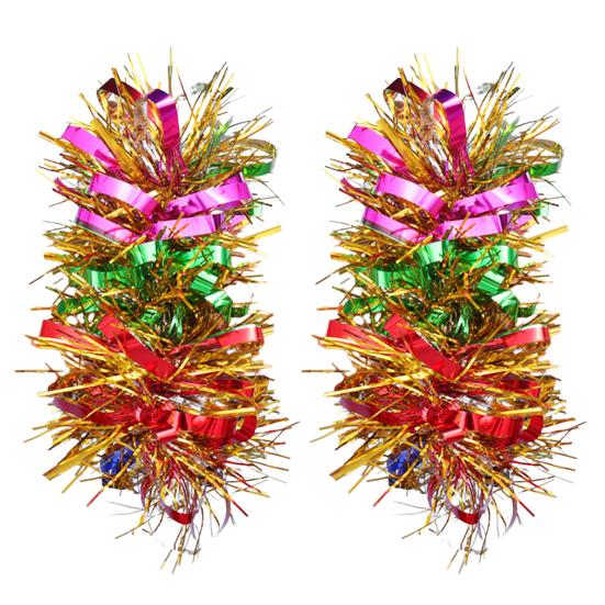 1 пара браслетов с мишурой, красочная резинка для взрослых и детей, универсальный детский день, детский сад, реквизит для танцев, спортивный браслет с мишурой