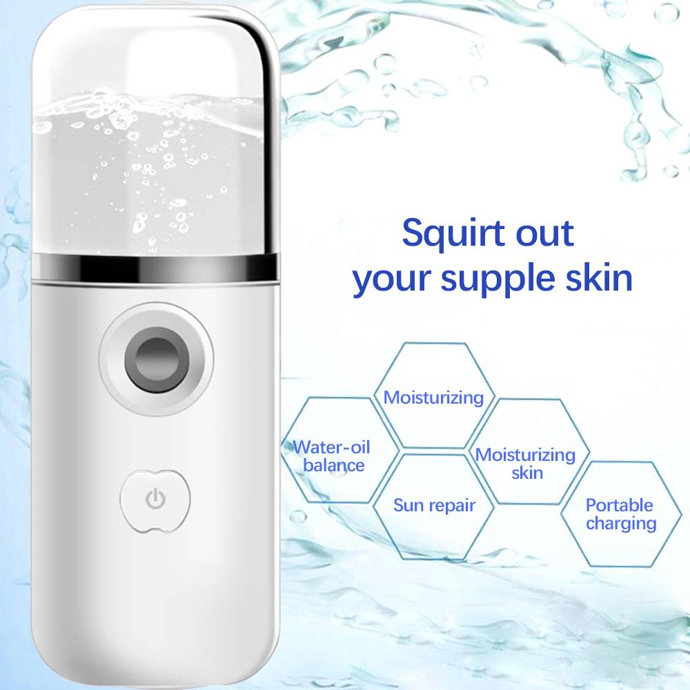 Нано-спрей для лица, косметический инструмент, USB-увлажнитель, перезаряжаемый распылитель, отпариватель для лица, увлажняющий салон красоты