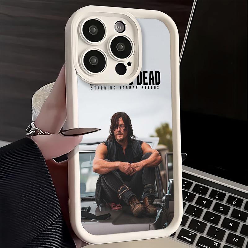 Phone Case for iPhone 17 Air 16E 15 16 Pro Max The Walking Dead Daryl Dixon Cover 14 Plus 13 12 Mini Soft Shell Silicone Fundas