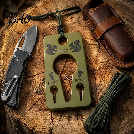 Game Handling Accessory Squirrel Processing Tool for Field Hunting, Portable Animal Skinning Tool, Small Gear Durable Compact Hunting Outdoor