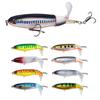 Realistic Topwater Fishing Lures Set - Soft Rotating Tail, Lifelike Hard Bait, Durable Fishing Tackle