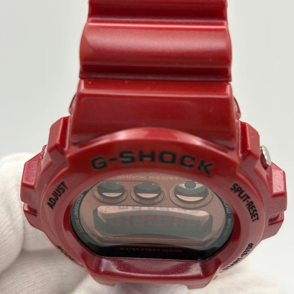 Б/У Хорошее состояние G-SHOCK DW-6900MF-4 Красный Редкий Casio Crazy Metallic
