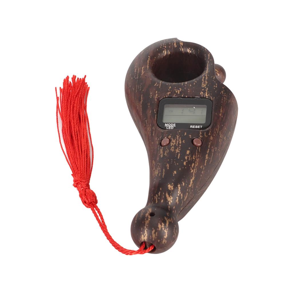 Digital Bds Counter Reset Function Auto Off Red Fringe Portable Compact Digital Tasbih for Prayer Islamic Muslim