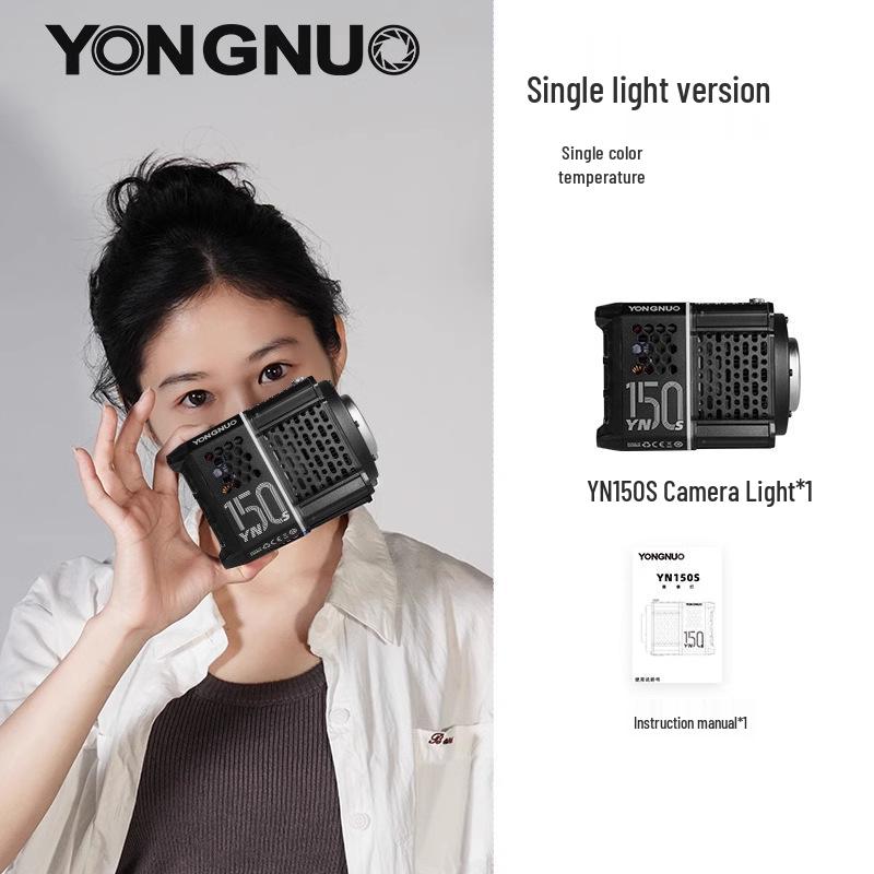 Yongnuo YN150 Портативный RGB-светильник 150 Вт с креплением Bowens для фотосъемки с регулируемой цветовой температурой