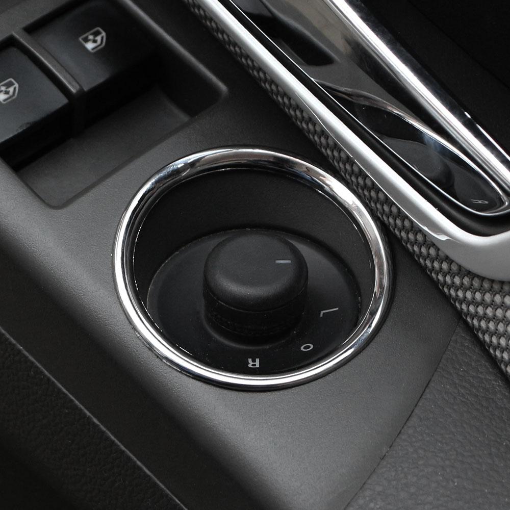 Наклейка-кольцо на панель ручки регулировки бокового зеркала заднего вида для Chevrolet Cruze Хэтчбек Седан 2009 - 2014 ABS Аксессуары