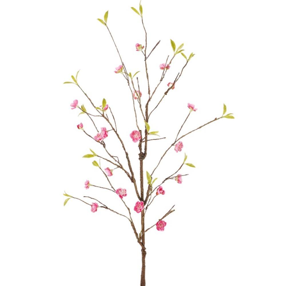 Chinese Style Artificial Plum Blossom Branch Plastic Fake Flower  Home Office Decor