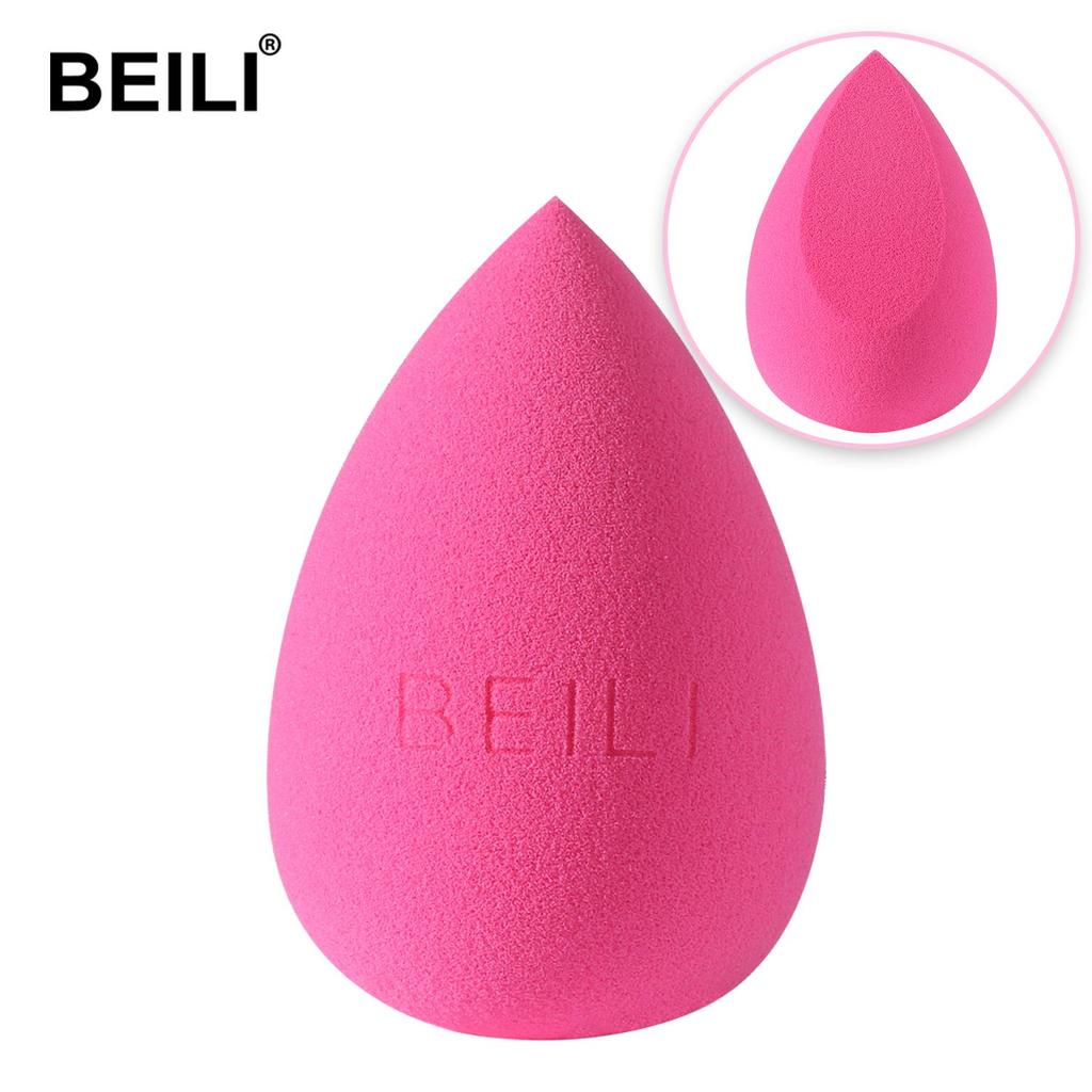 BEILI Женская косметическая пуховка для макияжа, губка для тонального крема, губка для пудры, косметические инструменты, аксессуары для макияжа, для влажного и сухого использования