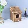 Outdoor Birdhouse Wooden Nest Box Hanging Bird House for Garden Tree Birds Parakeet Breeding Outside