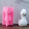 3D Милая овечка Свеча Силиконовая форма Ягненок DIY Ароматерапевтическая свеча Гипсовая глина Форма для смолы Форма для мыла коза Домашний декор Подарки