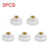 1-20PCS 220V E27 Screw Lamp Stand Light Bulb Socket Holder Adapter Base Cap Socket White Ceiling Light Lamp Bulb Fixing Base