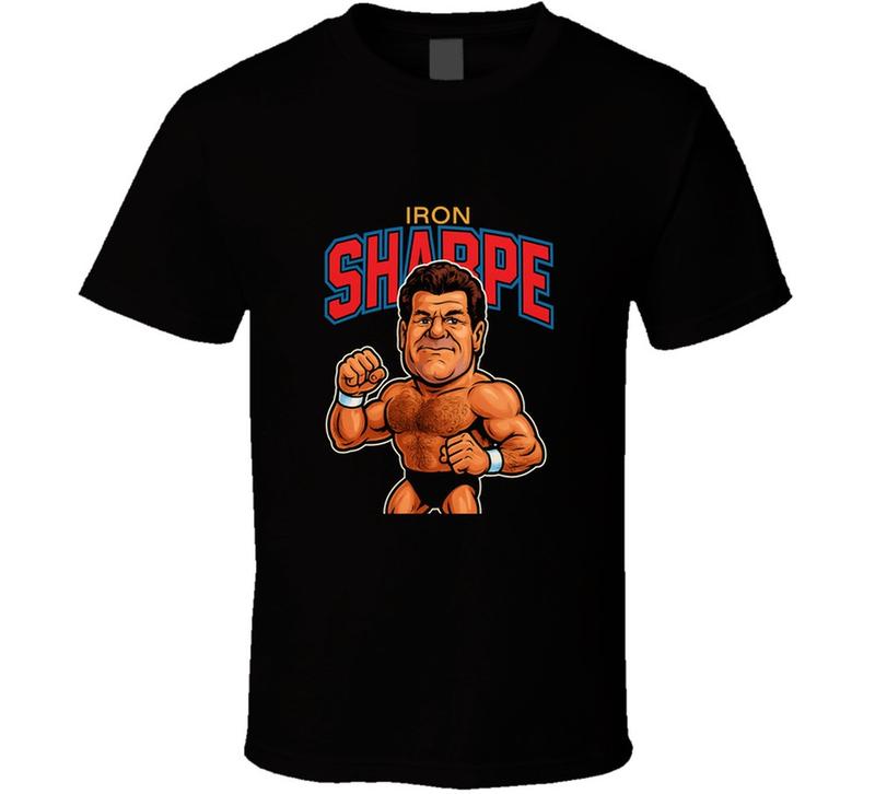 Iron Mike Sharpe Retro Wrestling Legend Caricature Unisex T-Shirt