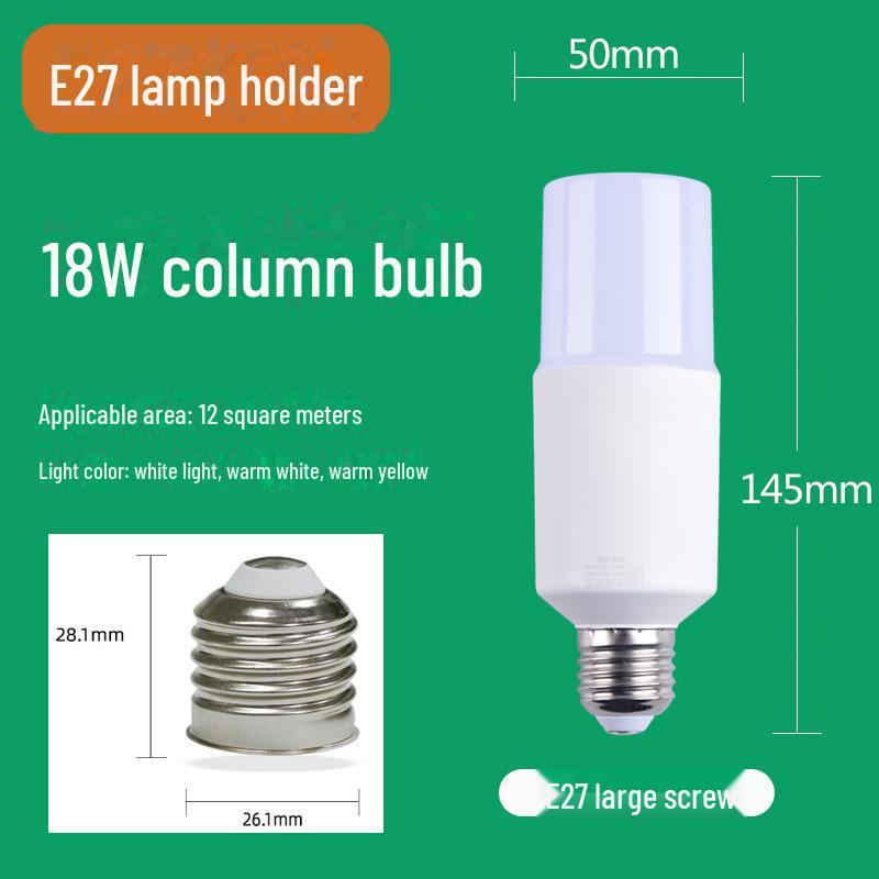 Мощные светодиодные лампы: E27/E14 винтовой, белый и теплый белый, освещение для гостиной