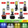 2pcs H11 H8 9006 HB4 H16 H10 PSX24W H3 H7 881 LED Front Fog Light Bulb 6000K White Ice Blue Lemon Car Driving Light LED Amagi