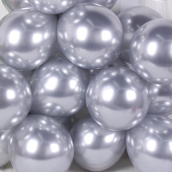 50 шт. латексных шаров, однотонные шары, блестящие шары, шары металлического цвета, 10 дюймов/12 дюймов, праздничные шары оптом для дня рождения, свадьбы, декора