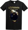 Летняя Классическая Футболка с Круглым Вырезом Whitesnake Сделано в Великобритании Футболка Мирового Рекорда