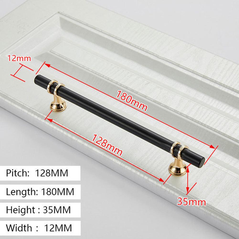 Ручка с винтом Обновите свои шкафы с помощью привлекательных хромированных ручек для дверцы кухонного шкафа из золота и черного цвета