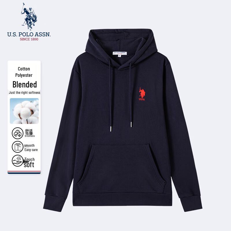 U.S. Polo Assn. Мужская толстовка с капюшоном