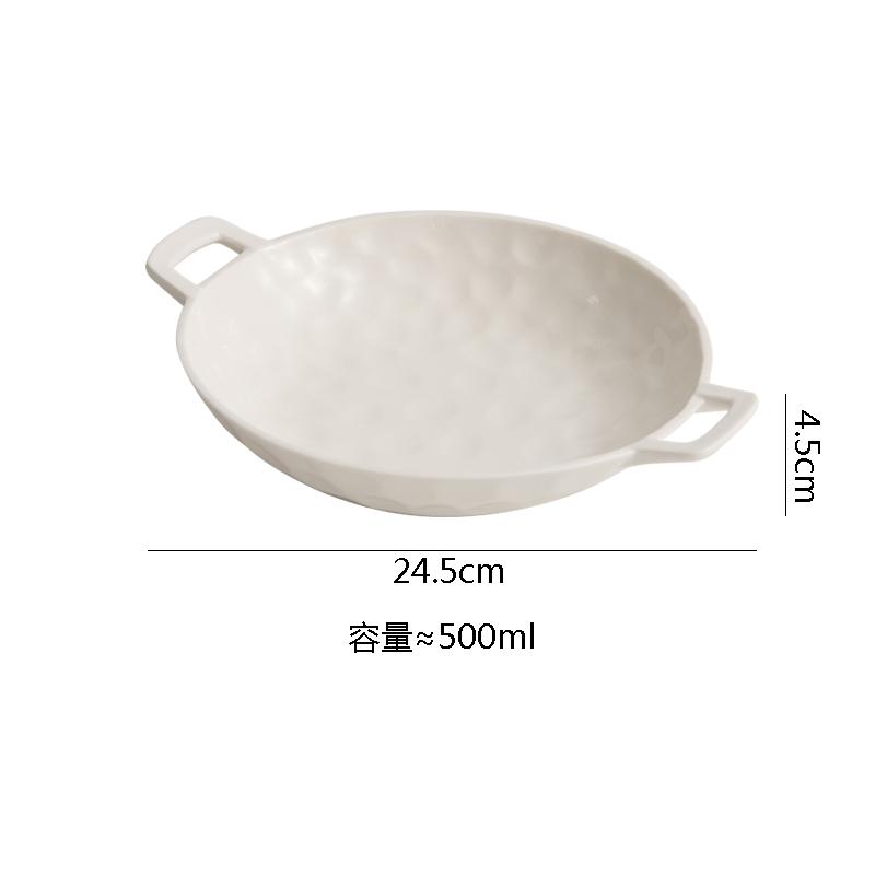 Двойная миска с рисунком «молоток» Керамическая глубокая миска Салатница Фруктовницы Супницы Молекулярная кухня Креативная посуда